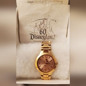 Rose gold woman's Mickey watch